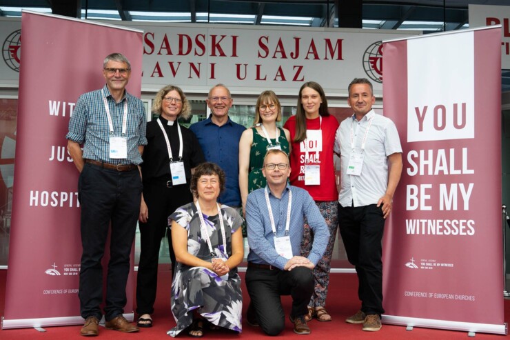 Den danske delegation gruppebillede i Novi Sad. 