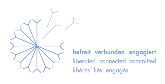 befreit verbunden engagiert, liberated connected comitted, libérés liés engagés